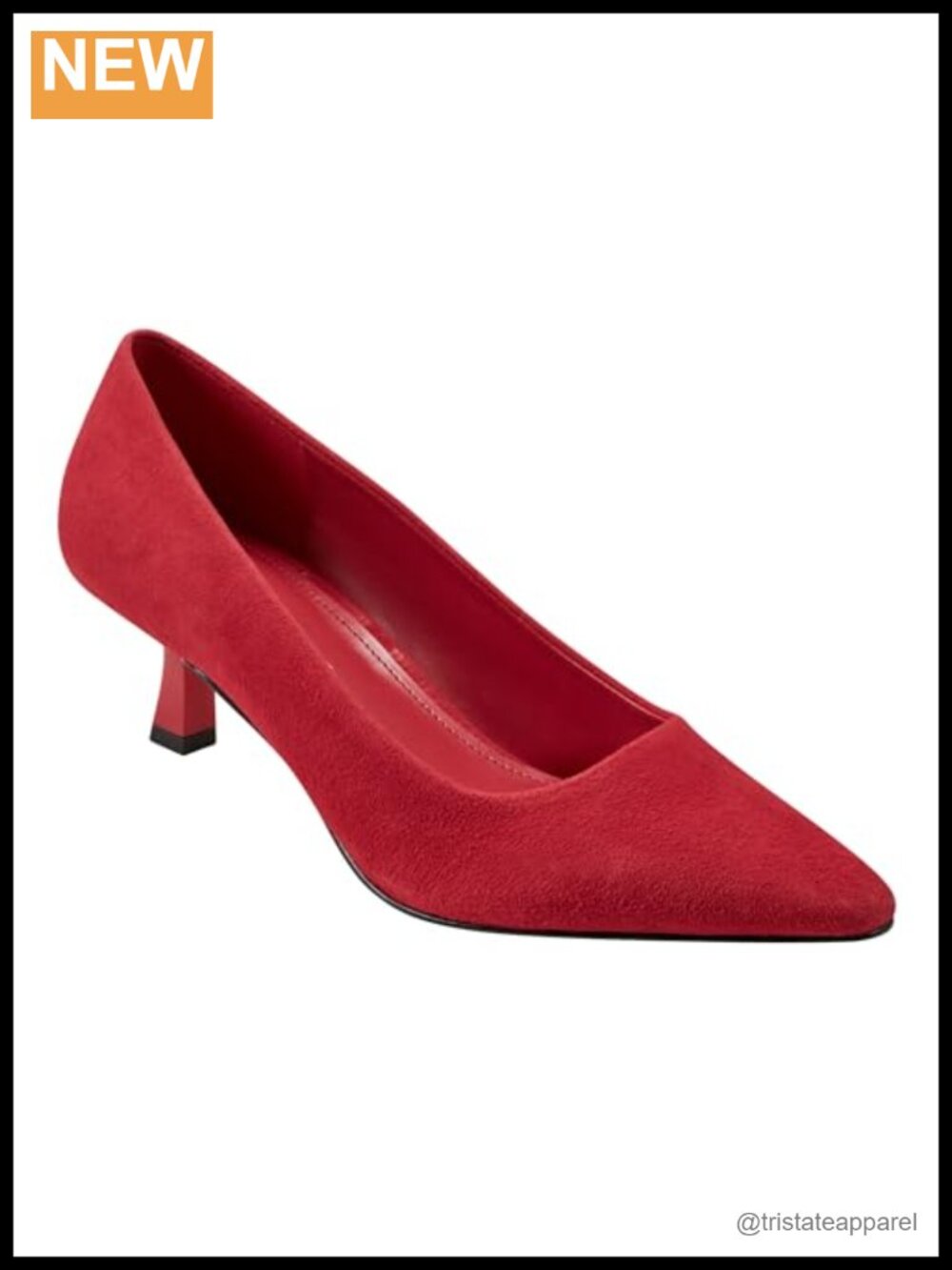 Suede Pointed Toe Kitten Heel Slip-On Dress Pumps